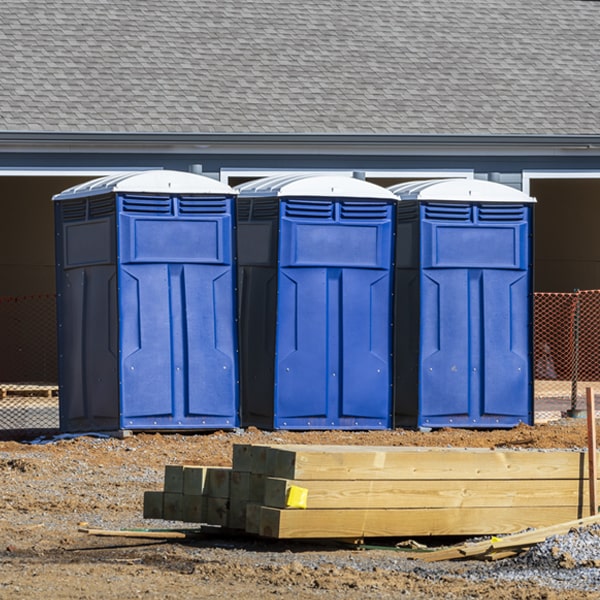 are there any restrictions on where i can place the portable restrooms during my rental period in Fairfield Harbour North Carolina